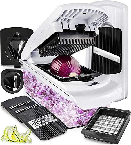 Fullstar Vegetable Chopper Dicer Mandoline Slicer - Food Chopper Vegetable Spiralizer Vegetable S... | Amazon (US)