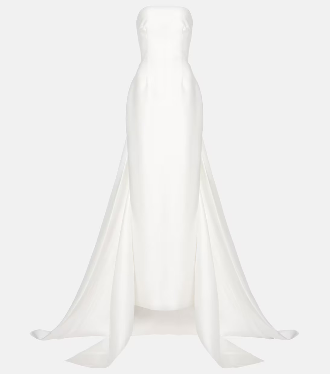 Bridal Imani strapless satin twill gown | Mytheresa (INTL)
