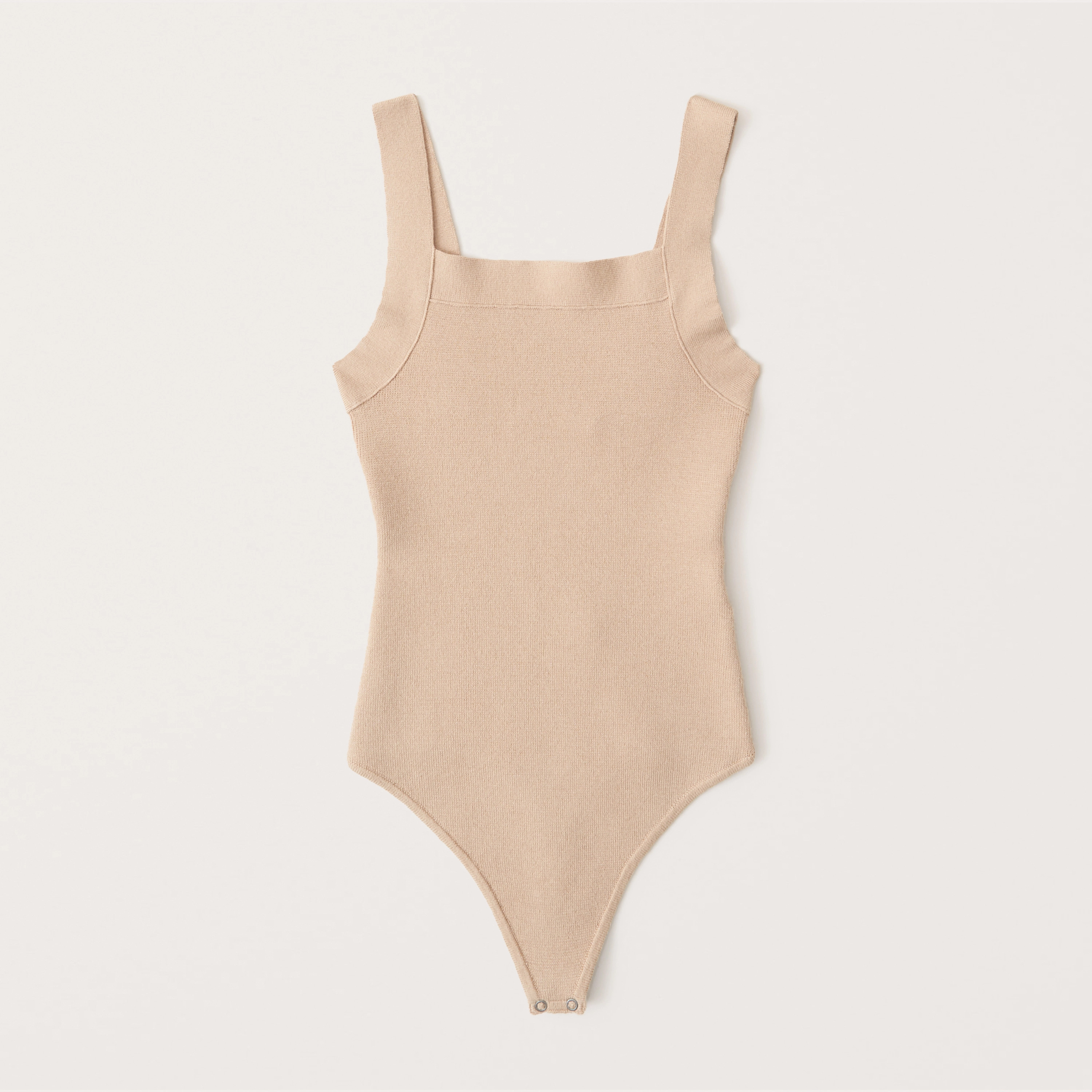 Squareneck Knit Bodysuit | Abercrombie & Fitch (US)