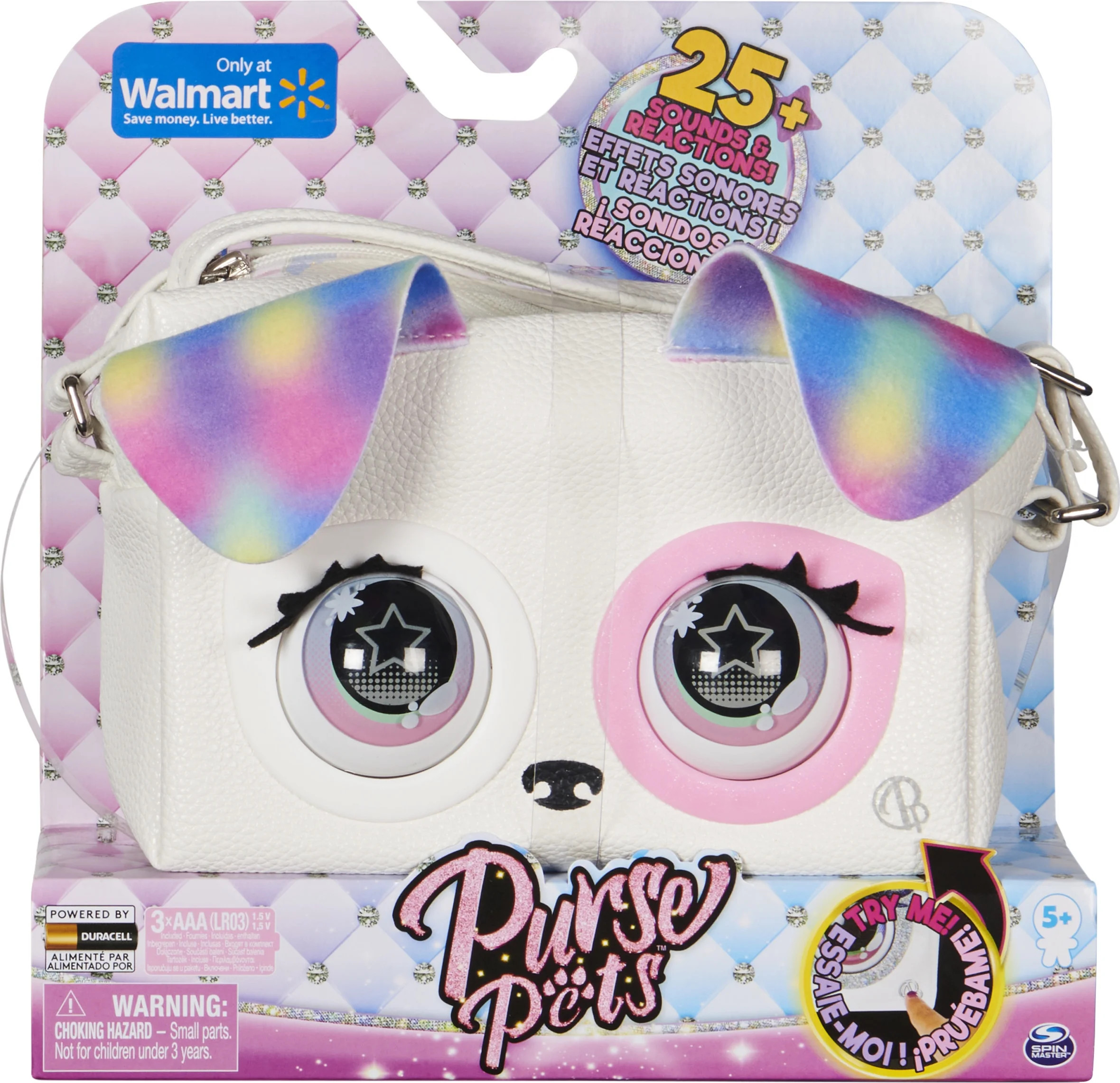 Purse Pets Rainbow Pup, Over 25 Sounds & Reactions (Walmart Exclusive) | Walmart (US)