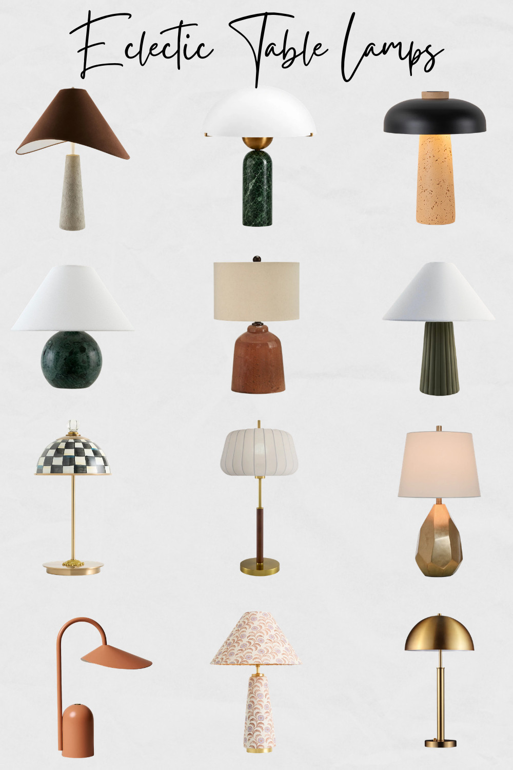 Eclectic Table Lamps, Colorful Table Lamps, Mid-Century Modern Table Lamps, Eclectic Lamps for Living Room, Eclectic Lamps for Bedroom, Ceramic Table Lamps, Gold Table Lamps

#tablelamps #eclectic #midcenturymodern #lighting  

 #LTKHome #LTKSaleAlert