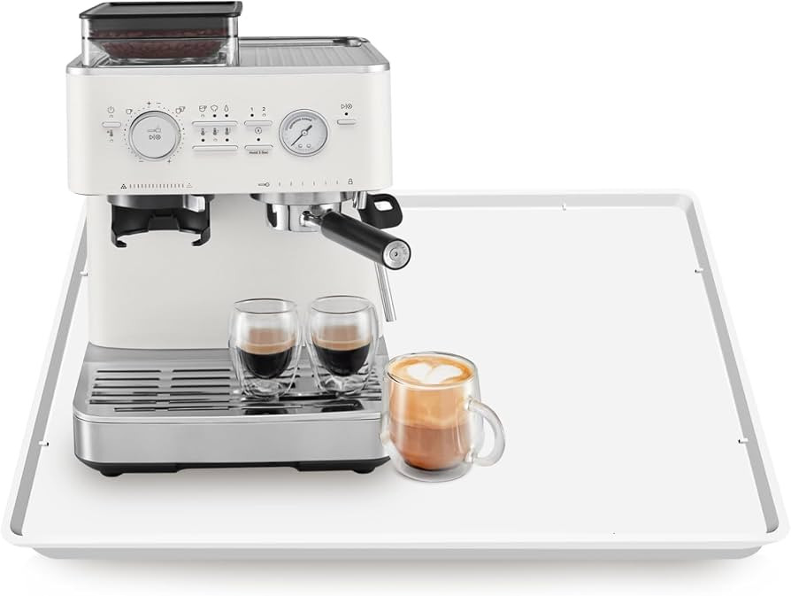 TOHONFOO Silicone Coffee Maker Mat with Lip, 19.7'' x 15'' Heavy Duty Coffee Maker Mat for Counte... | Amazon (US)