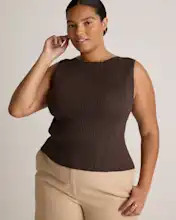 Cotton Cashmere Ribbed Tank | Quince