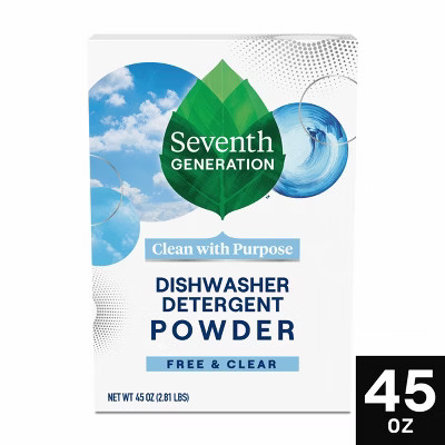 Seventh Generation Free & Clear Auto Dishwasher Detergent Powder - 45oz | Target