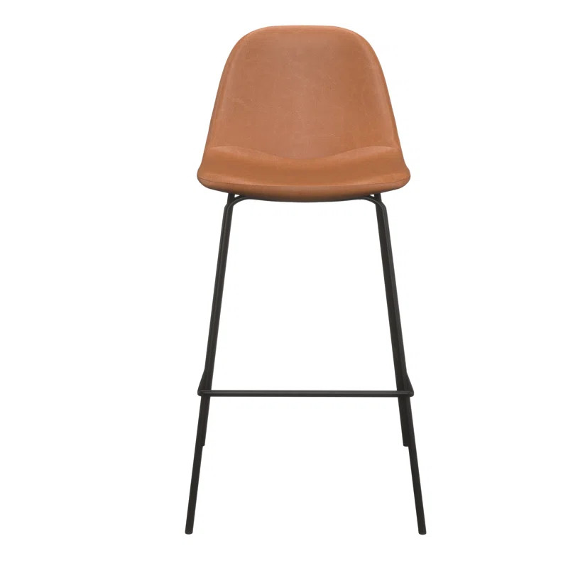 Kody Vegan Leather Bar & Counter Stool (Set of 2) | Wayfair North America