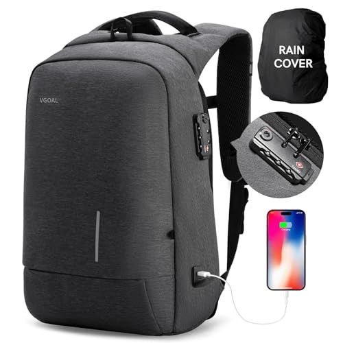 VGOAL Travel Laptop Backpack, Laptop Bookbag College Backpack Durable Water Proof with USB Chargi... | Amazon (US)