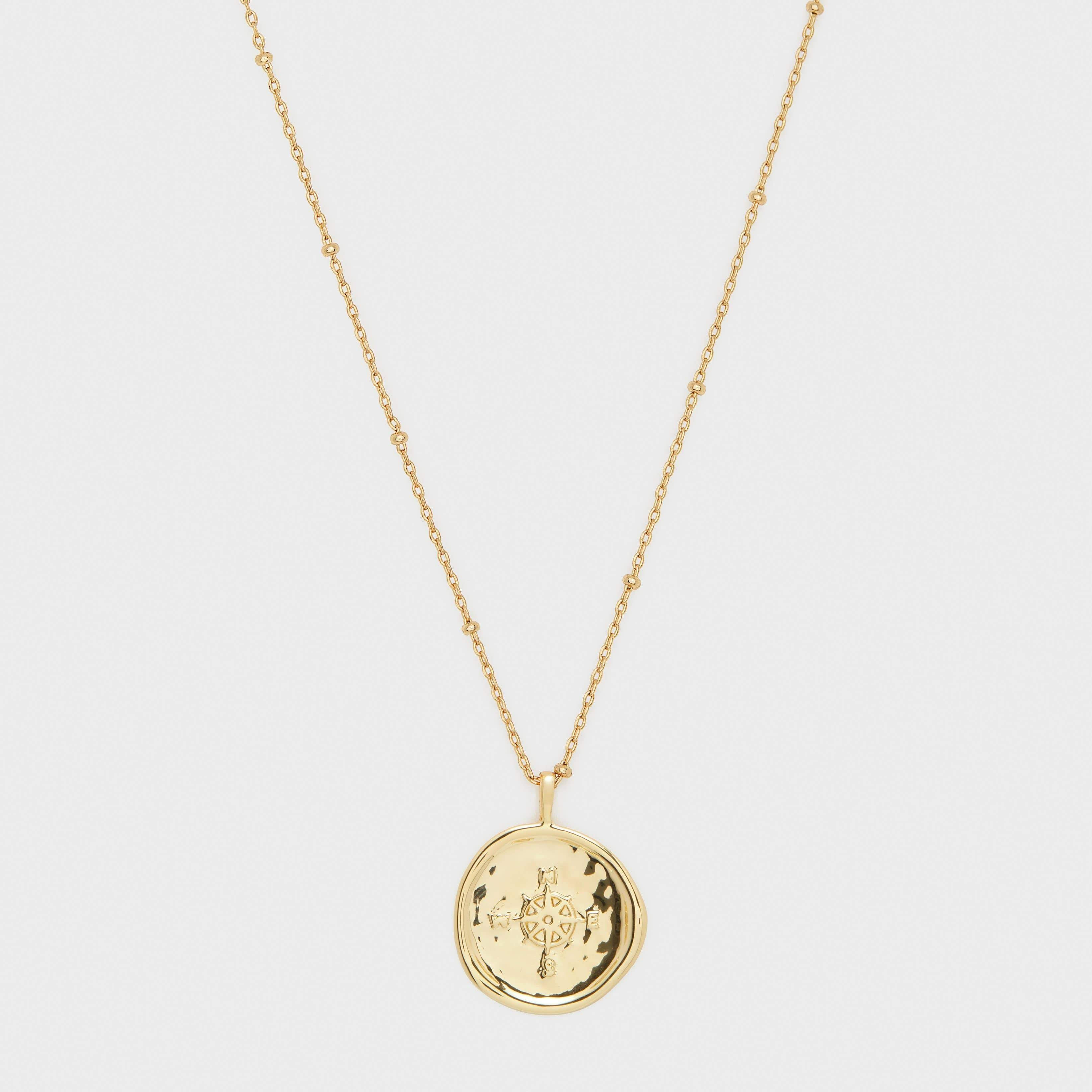 Compass Coin Necklace | Gorjana
