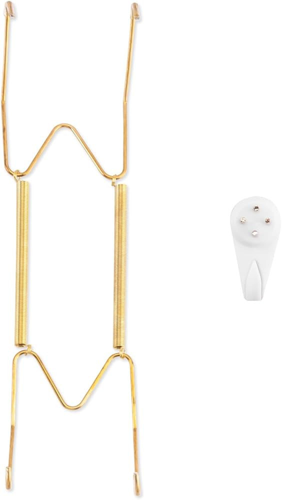 Bilillo Wall Plate Hangers, Stainless Steel Invisible Heavy Duty Wire Holder with Hooks, Display ... | Amazon (US)