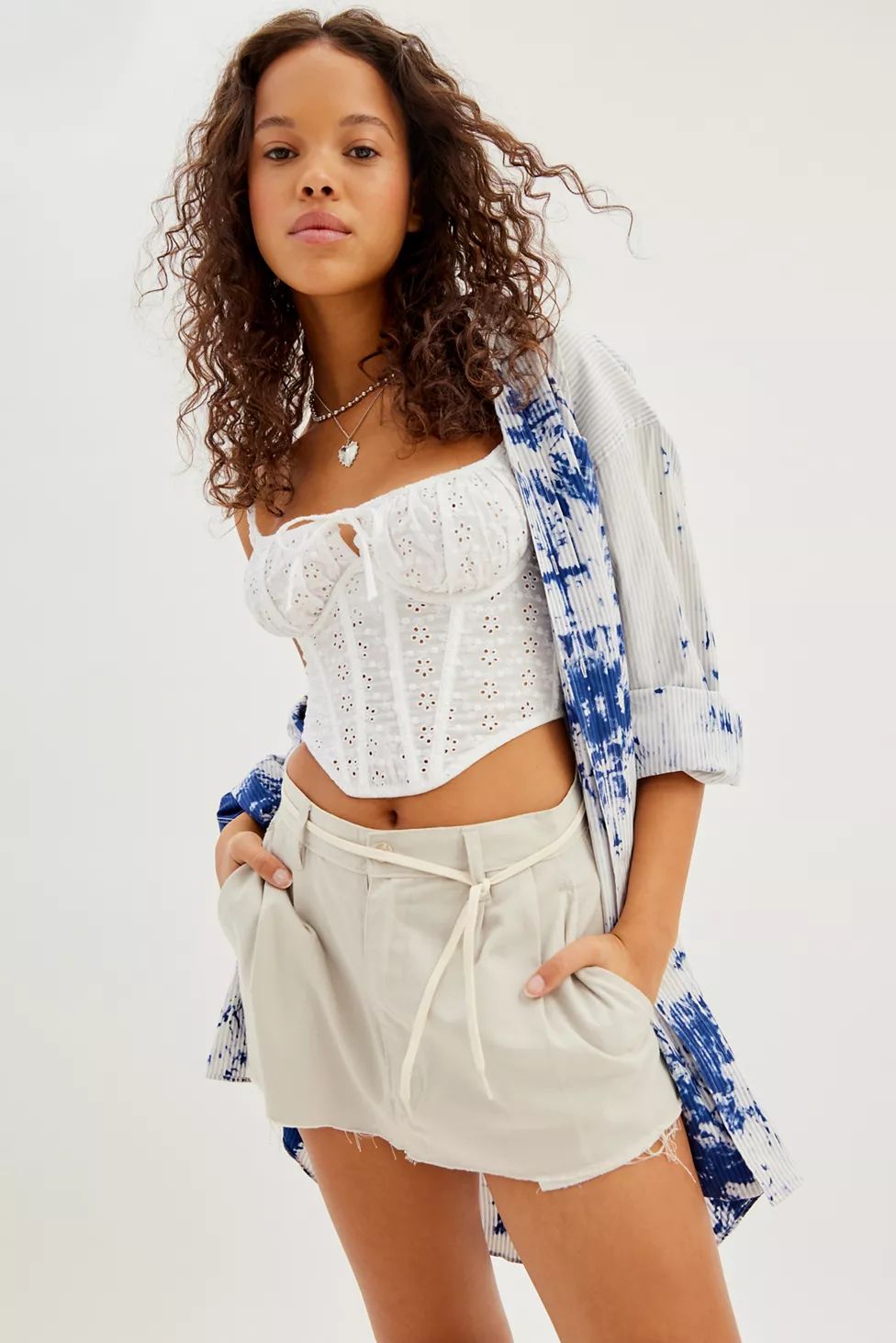 Out From Under Devon Eyelet Corset | Urban Outfitters (US and RoW)
