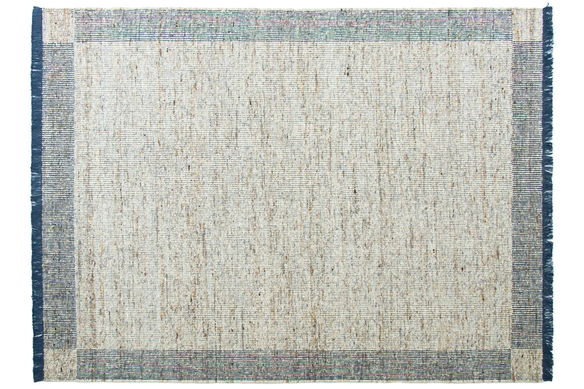 Flatweave Rug, Marine - Halo in marine | Revival Rugs Inc