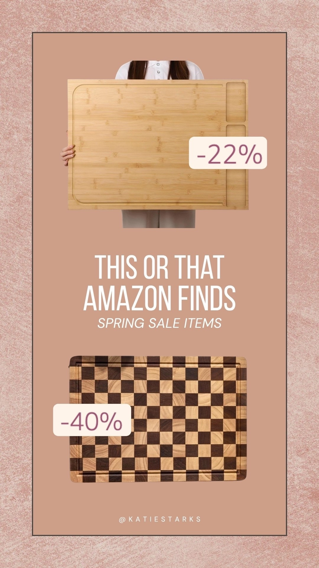 Cutting boards are just one of those things I’m only buying if it’s on sale. Luckily, both of these are! Great options from Amazon 🔪￼

#LTKfoodie #LTKSaleAlert #LTKmomlife