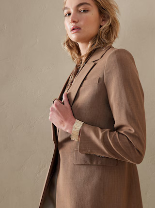 Siena Slim Italian Wool Blazer | Banana Republic (US)