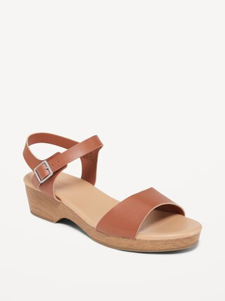 Faux-Leather Clog Sandals for Girls | Old Navy (US)