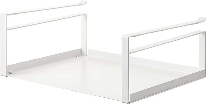 YAMAZAKI home 2443 Shelf Storage Rack-Cabinet Organizer, One Size, White | Amazon (US)
