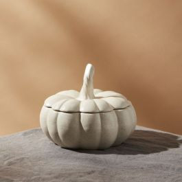 Ceramic Pumpkin With Removable Lid | Antique Farm House