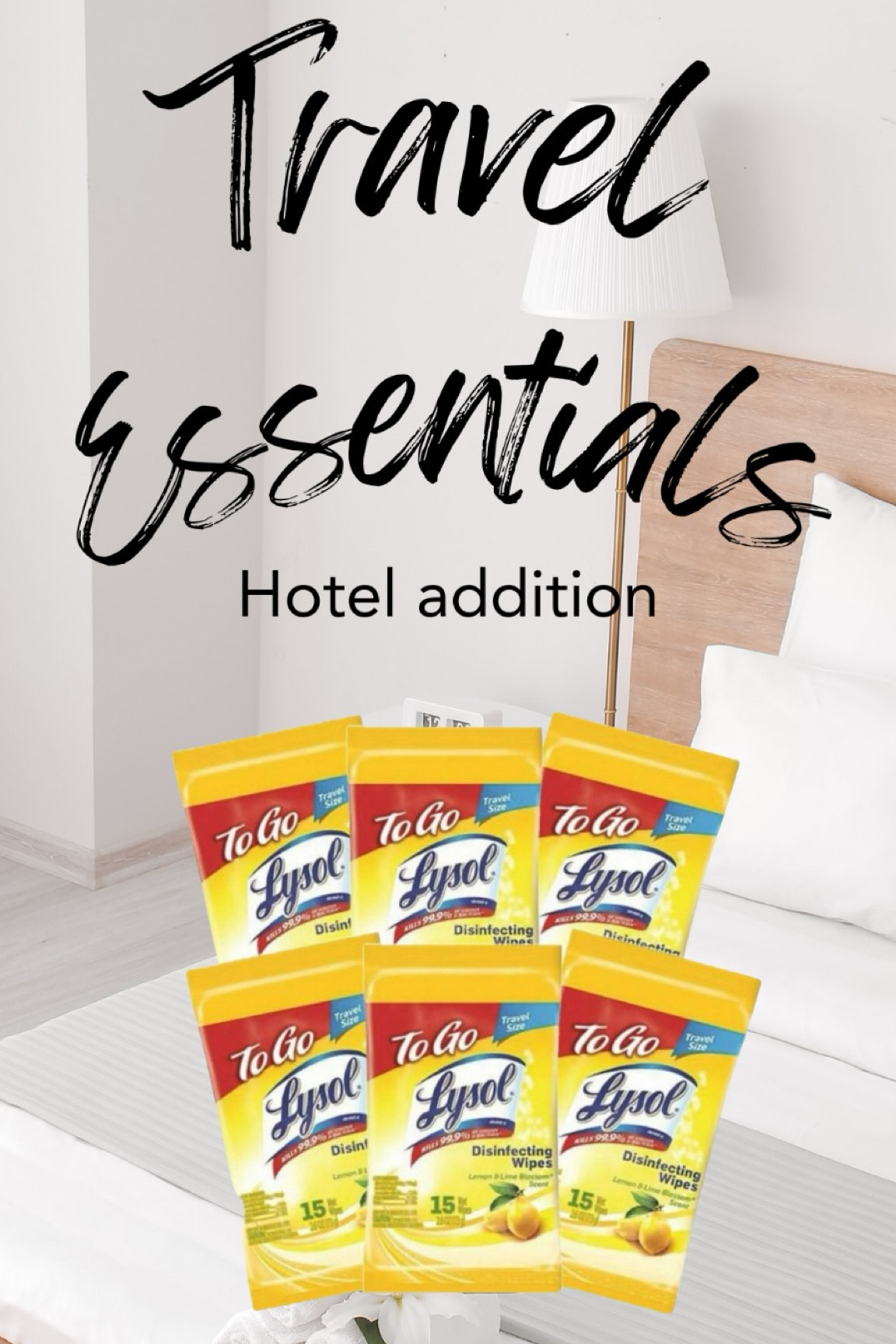 Lysol wipes on the go #walmart #travelessentials 

#LTKTravel #LTKFindsUnder50 #LTKSeasonal