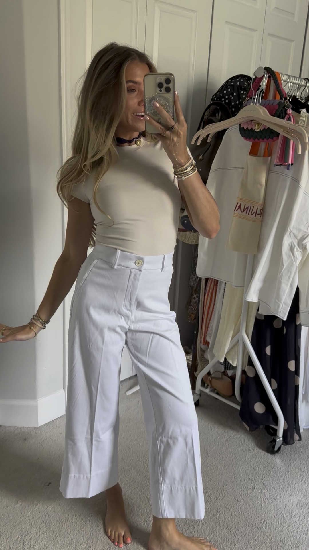 @spanx SPANXsupersmooth™ Stretch Twill Cropped Wide Leg Pant size XS regular. I’m 5’4. Stretch Twill just got an upgrade. Taking everything you love about our SPANXsupersmooth™ Stretch Twill Pants and adding a few of the design details you've asked for, we created an updated collection of easy-to-wear bottoms. Made from supremely comfortable fabric with 4-way stretch, our new SPANXsupersmooth™ Stretch Twill Cropped Wide Leg Pant features our signature, built-in 360-degree smoothing panel for tummy, waist, and back smoothing, and now include premium details like a functional zipper, button closure, and undetectable zip-hip pockets that won't gape—plus additional back pockets to store your essentials. Perfect for the office, running errands, weekend brunch, or school drop-offs, this high-waisted, cropped wide leg pant will take you from season-to-season with ease.

#LTKSeasonal #LTKStyleTip #LTKWorkwear