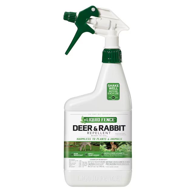 Liquid Fence Deer and Rabbit 32-oz Trigger Spray Ready-to-use Repellent | Lowe's