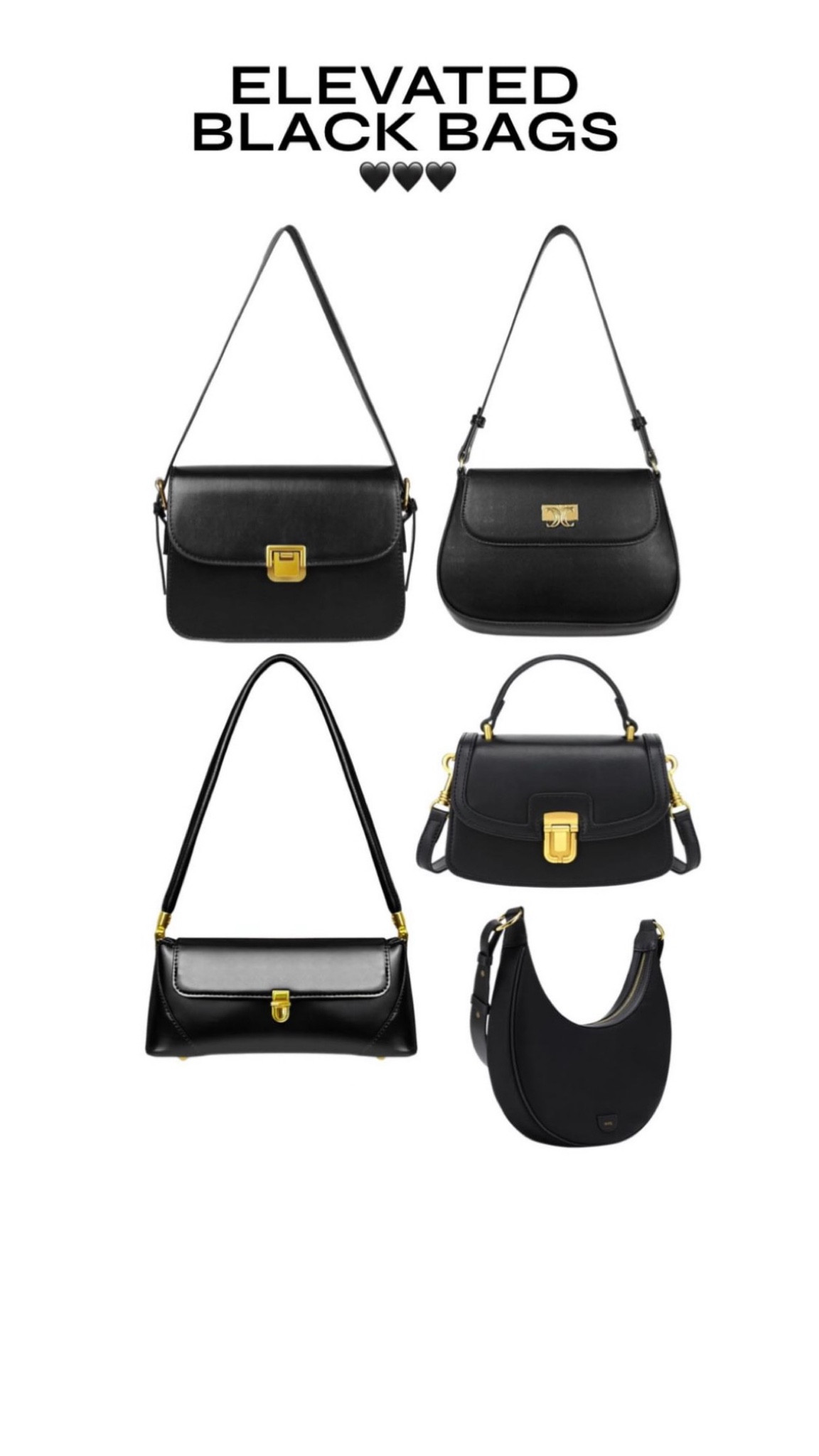 Elevated Black Bags 🖤

#LTKitbag #LTKfindsunder50 #LTKU