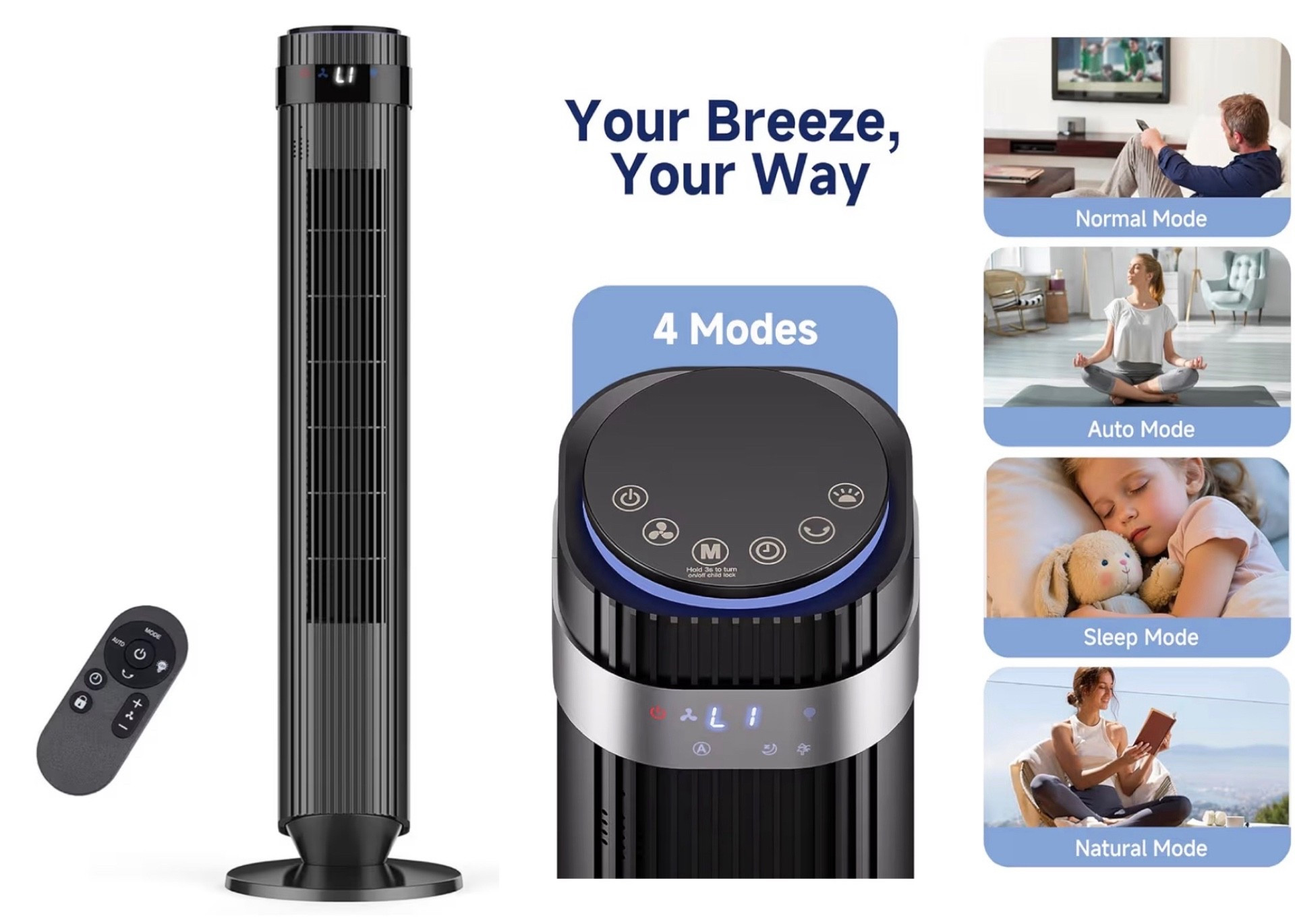 If anyone is in the market for a new fan with the warmer temps again, this is an excellent option and it’s on sale today! Normally $62, this top seller is on sale for only around $38 💨 Has 4 modes and is super quiet - great for any space. 

#LTKSaleAlert #LTKHome #LTKSeasonal