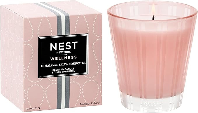 NEST New York Scented Classic Candle, Himalayan Salt & Rosewater - 8.1 oz - Up to 60-Hour Burn Ti... | Amazon (US)