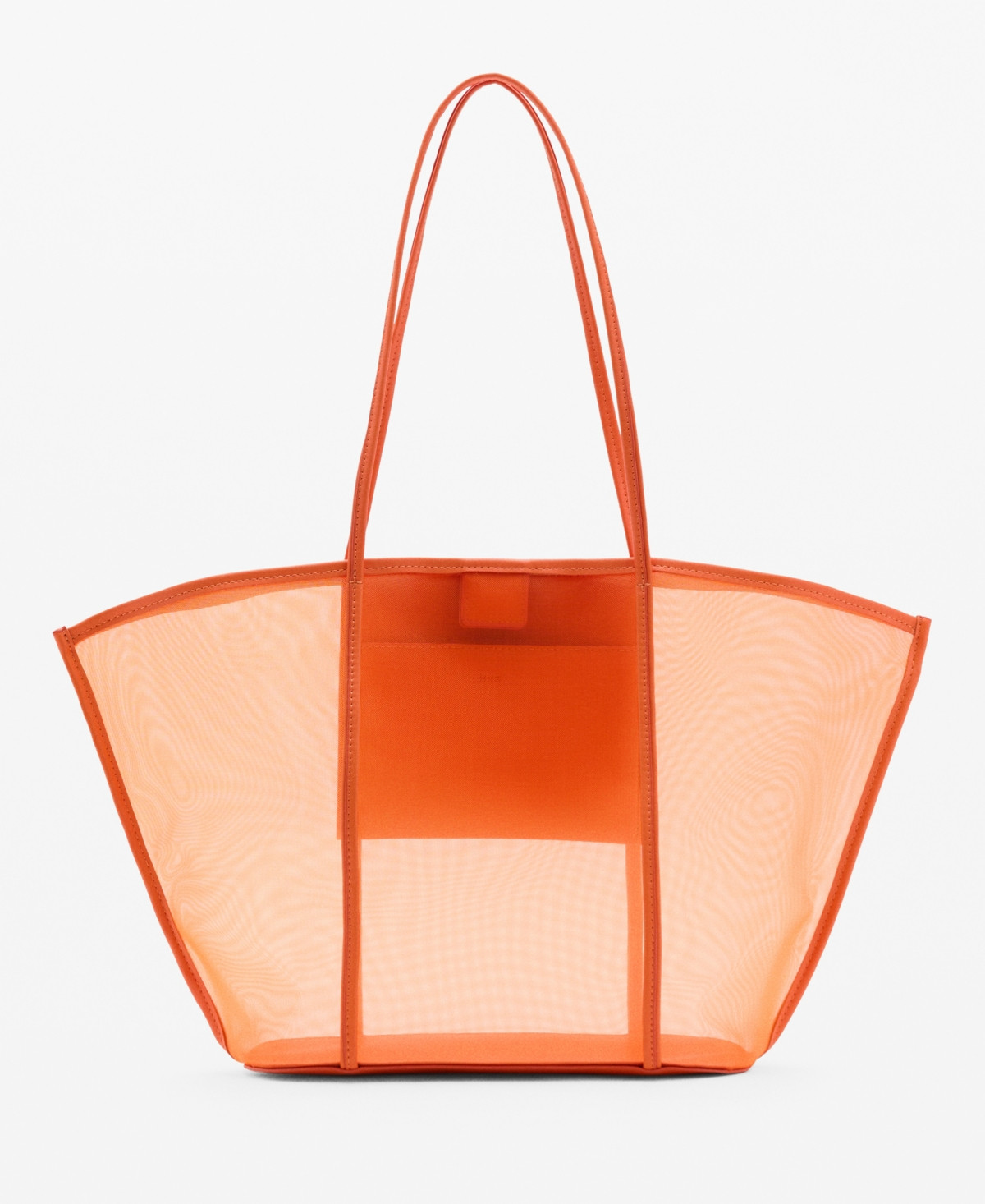 Mango Women's Semi-Transparent Shopper Bag - Orange | Macy's