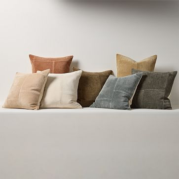 Patchwork Chenille Pillow Cover | West Elm (US)
