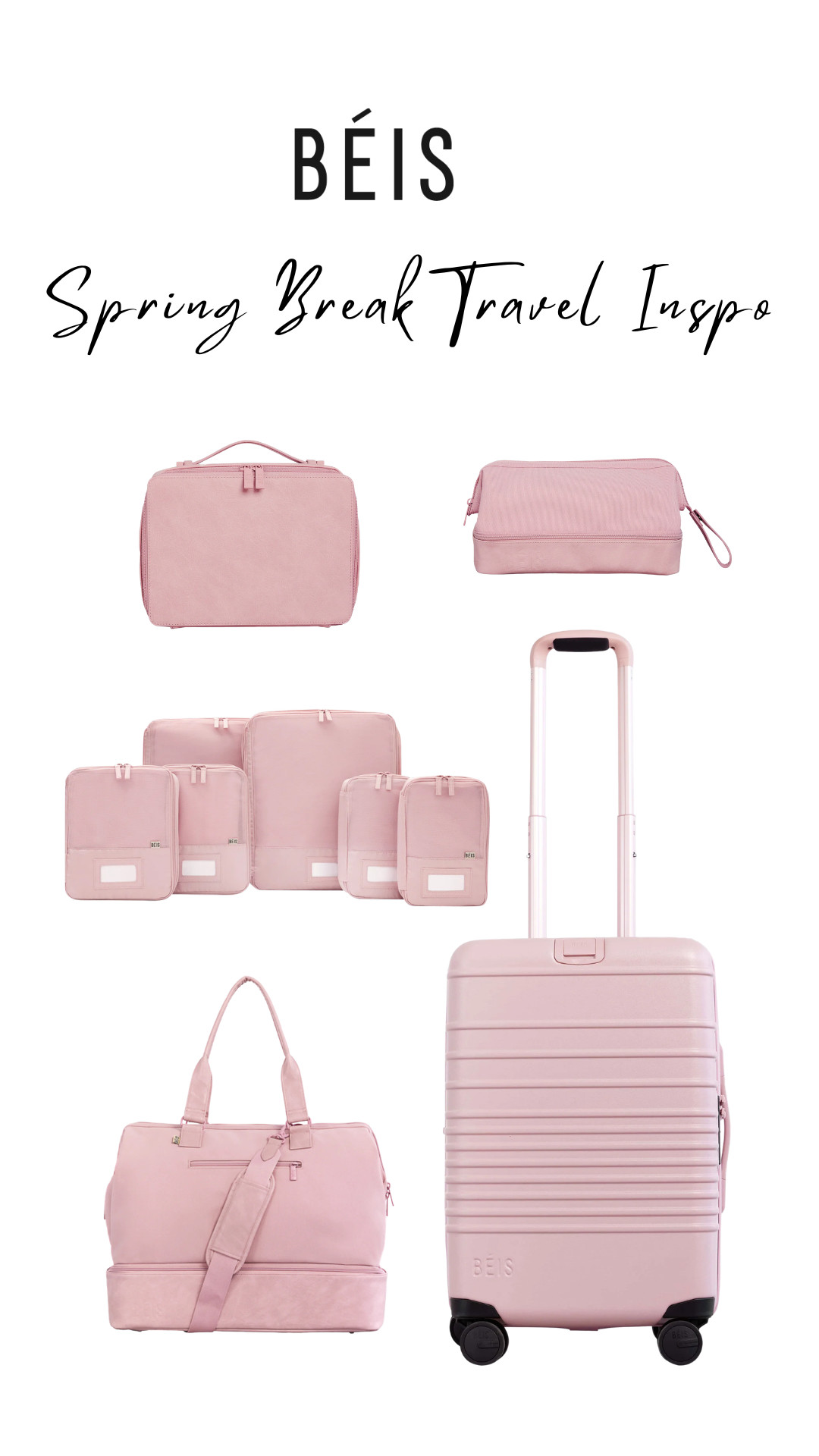 Spring break travel essentials ✈️ Loving this pink travel set.

#LTKTravel #LTKFinds #BeisTravel #TravelEssentials #SpringBreakStyle #TravelInspo #LTKStyle 

 #LTKU #LTKTravel