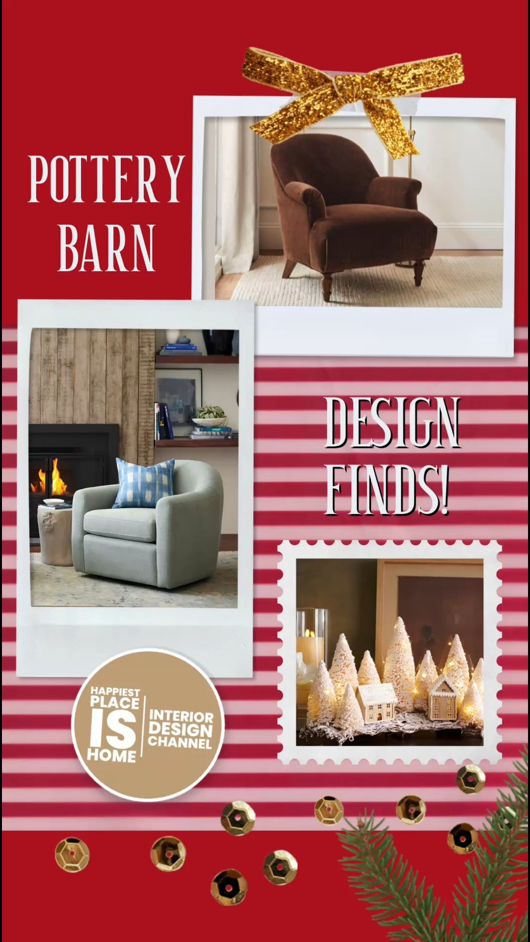 Pottery Barn Design Finds!  See the whole video and dupes on YouTube!  https://youtube.com/@happiestplace

#LTKHoliday #LTKHome #LTKSeasonal