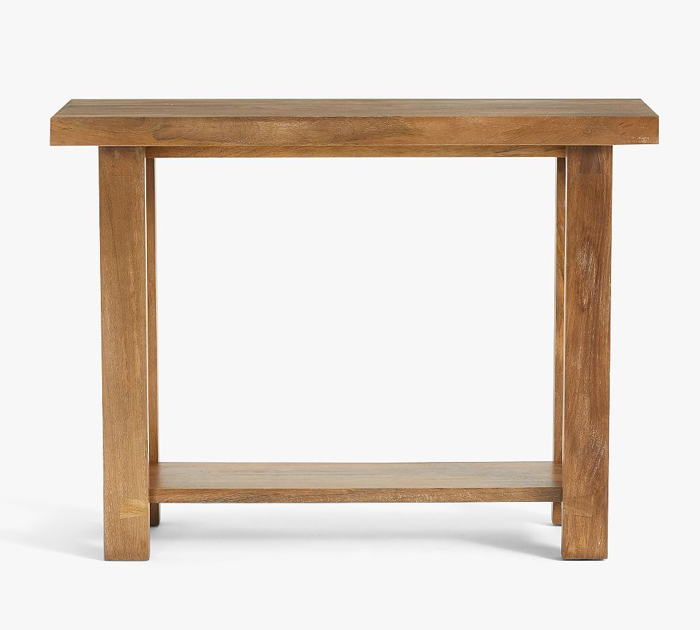 Reed 40"" Console Table, Antique Umber | Pottery Barn (US)