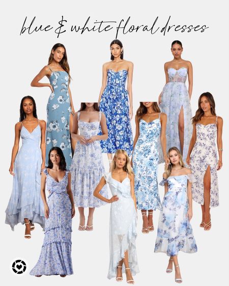 Blue and white floral dresses 🙌🏻🙌🏻

Spring wedding guest dresses, cocktail dresses, spring style 

#LTKSeasonal #LTKwedding #LTKfindsunder100