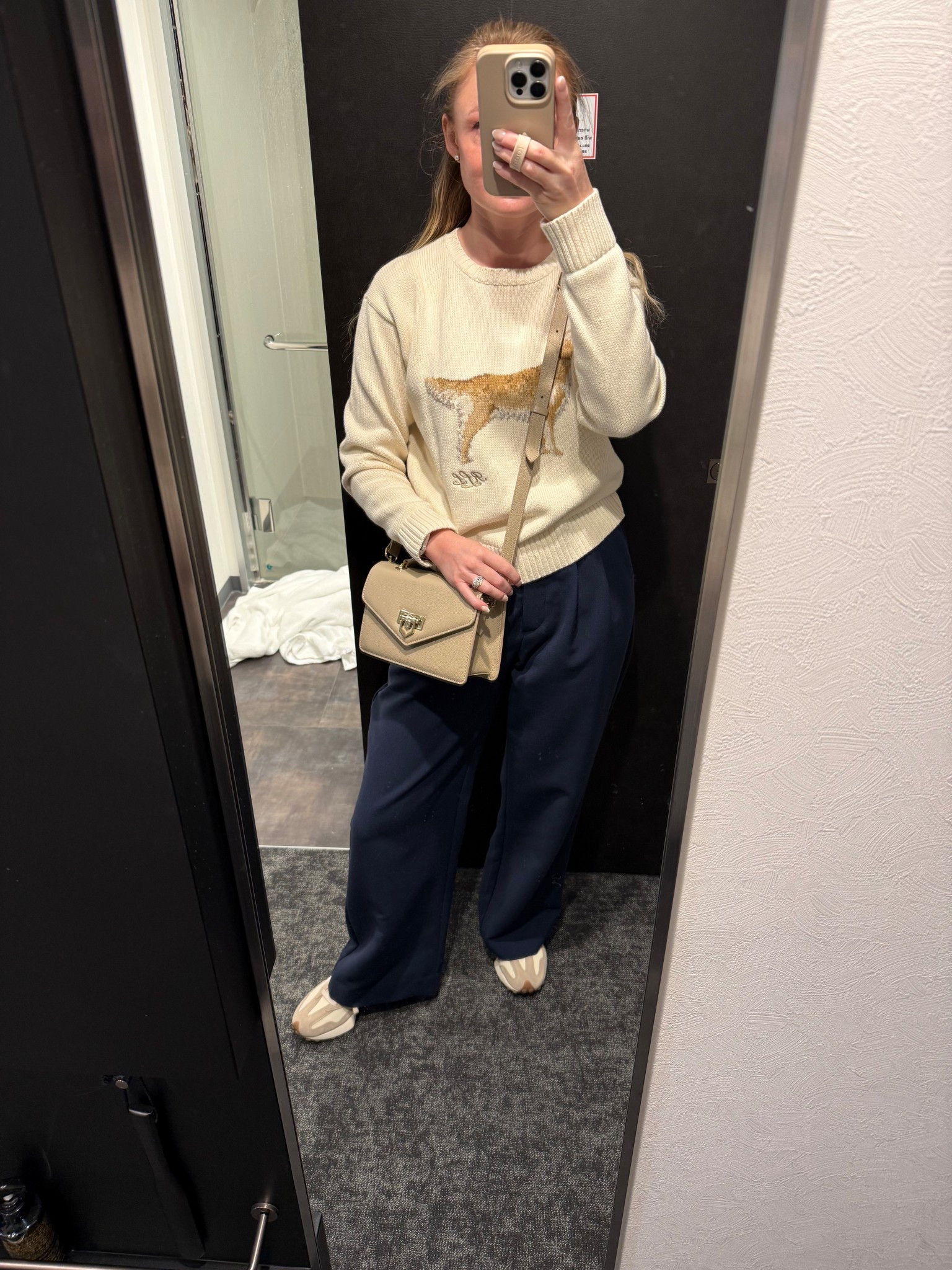 OOTD in Japan! Wearing an XS in sweater and 26S in trousers 

#LTKTravel #LTKootd