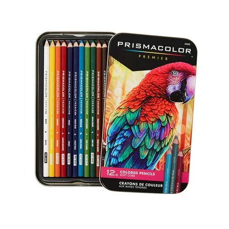 Prismacolor Premier Colored Pencils, Soft Core, 12 Count | Walmart (US)