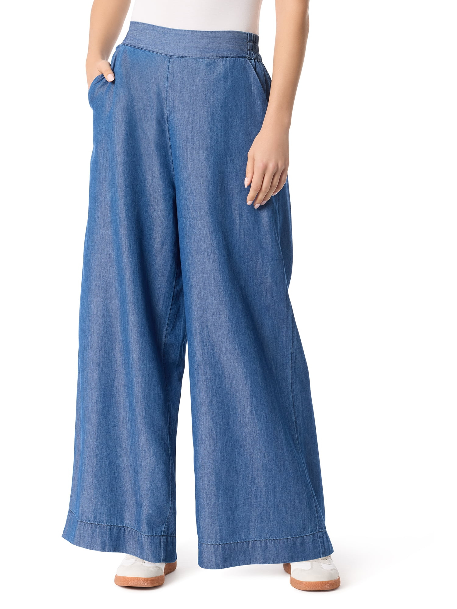 Jessica Simpson Women's Saydee Wide Pull On Pant, Sizes XS-XL | Walmart (US)