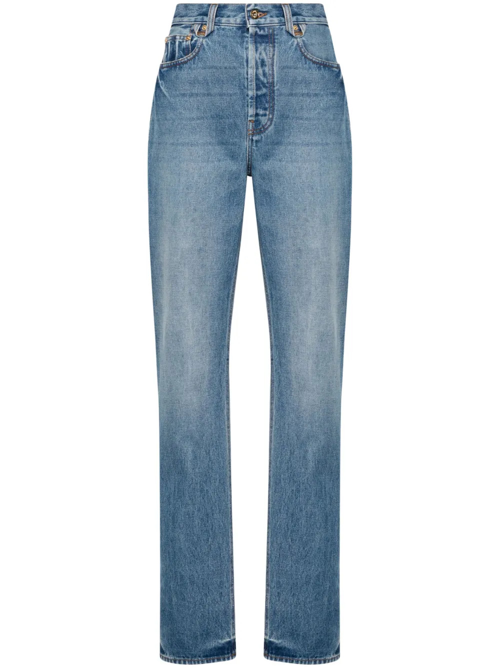 Jacquemus Le De-Nimes Droit high-rise Straight Jeans - Farfetch | Farfetch Global