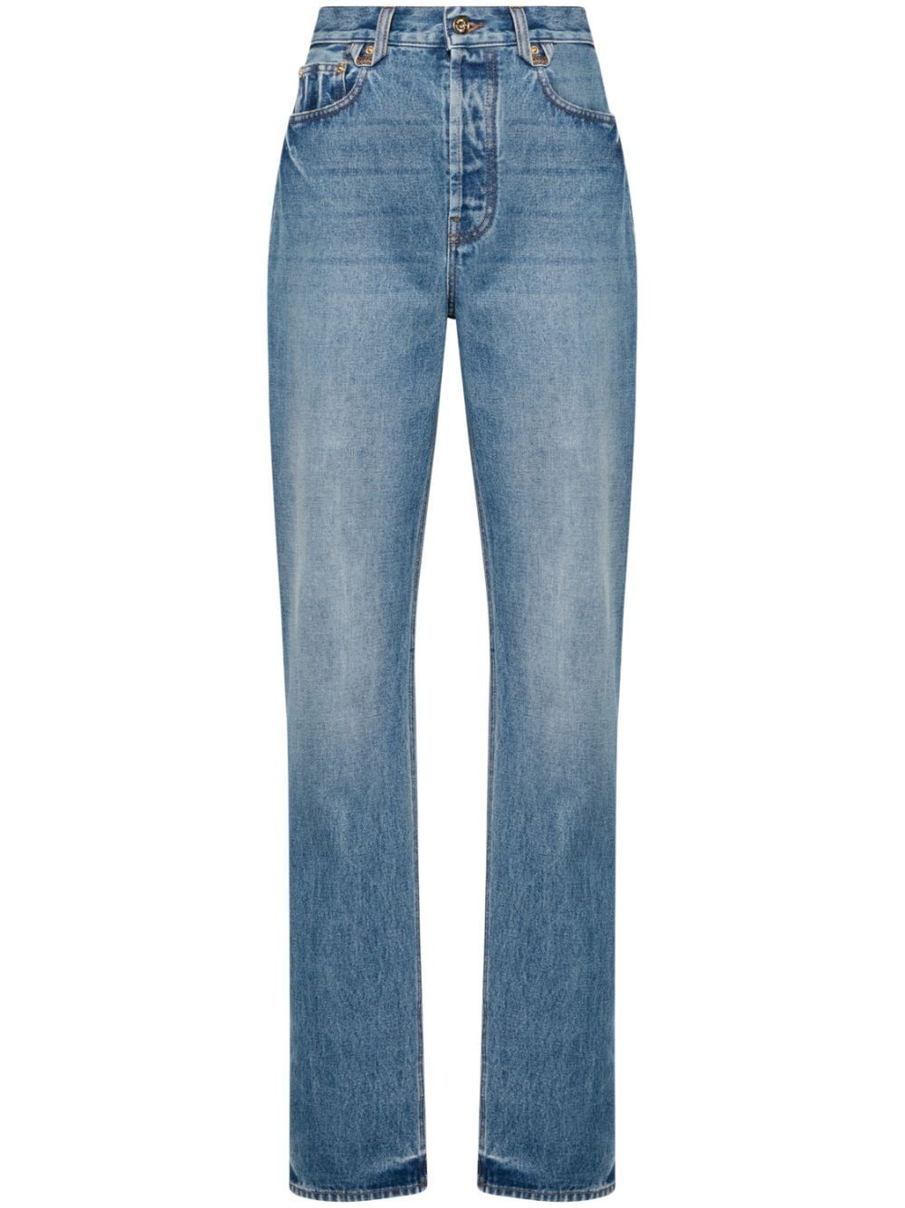 Jacquemus Le De-Nimes Droit high-rise Straight Jeans - Farfetch | Farfetch Global