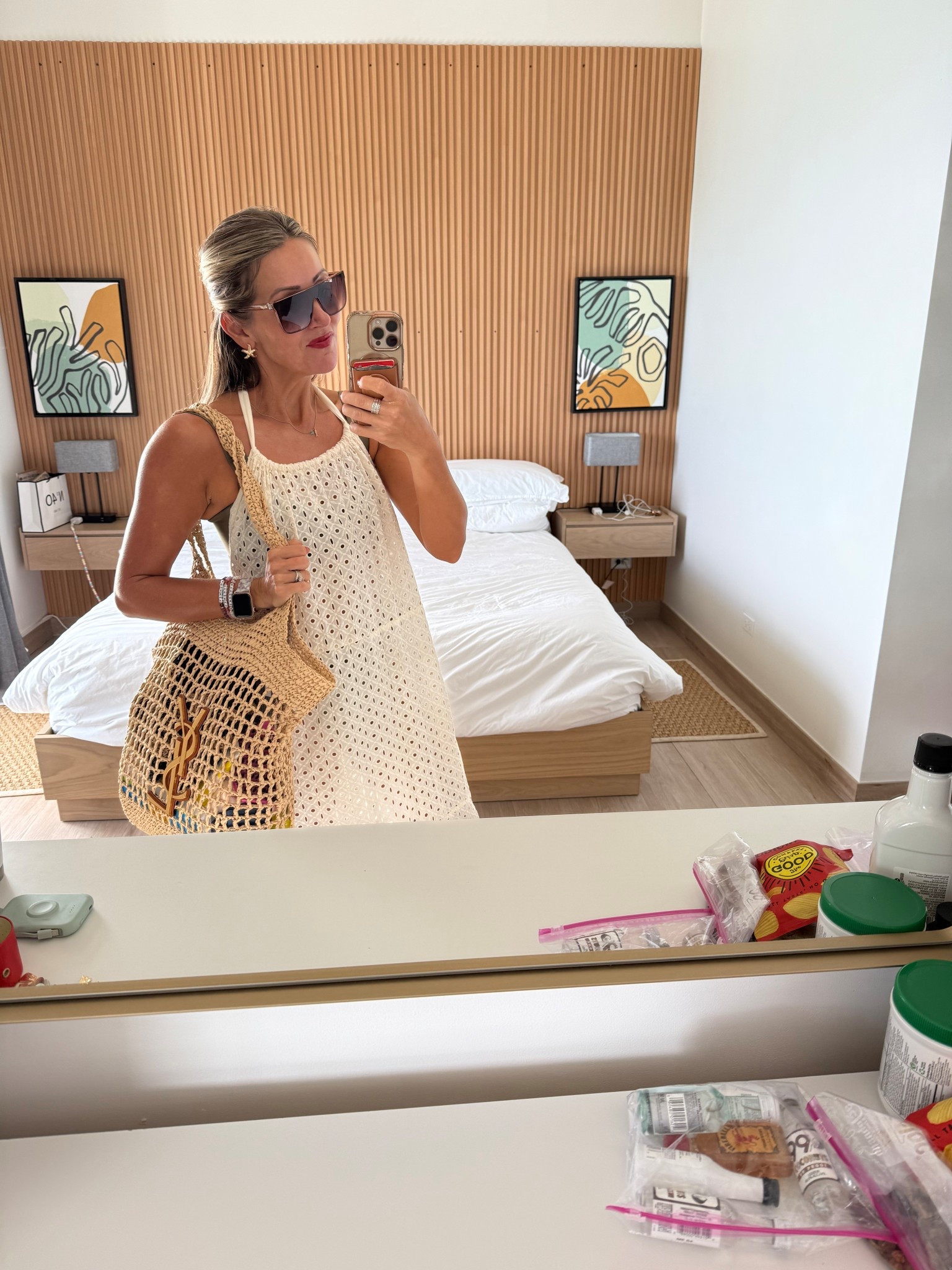 Beach
Swim 
Cover up 
Resort
Vacation 