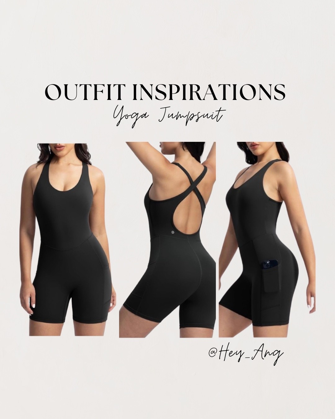 This yoga jumpsuit is so good. I like the cross cross detail in the back. Perfect for exercising or for running errands. I’d style with a sweatshirt and sneakers. Comes in other colors. 

#LTKootd #LTKActive