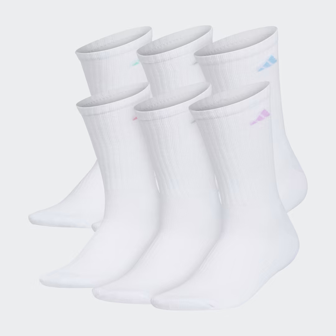 adidas Women's Athletic Cushioned 6-Pack Crew White M | adidas (US)