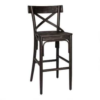 Paige Backless Upholstered Barstool | World Market