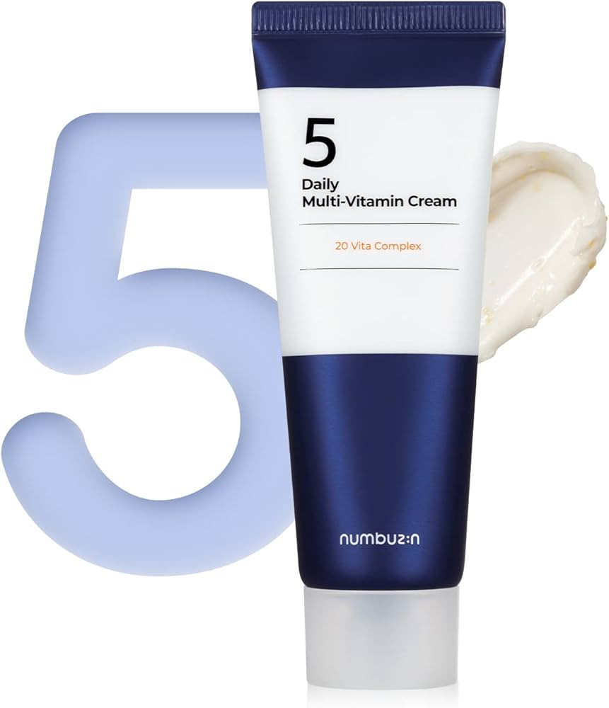 numbuzin No.5 Daily Multi-Vitamin Cream, | Vitamin C, Panthenol, Niacinamide, Non-Sticky Finish, ... | Amazon (US)