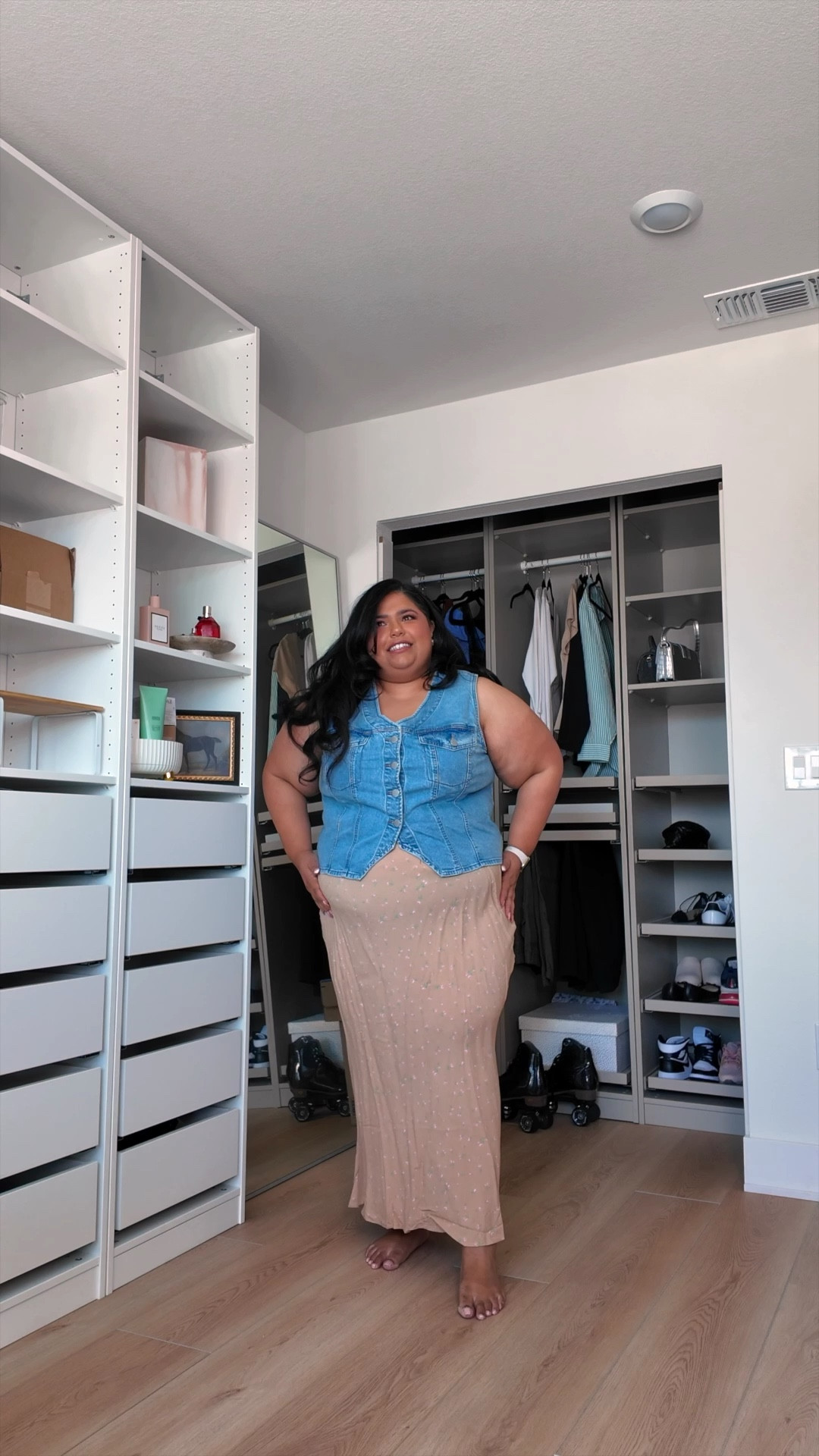 Trying on looks 🙌🏽