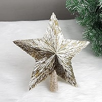 Luxury Christmas Tree Star Topper Handmade Xmas Tree Decoration Unique Christmas Toppers Decorati... | Amazon (US)