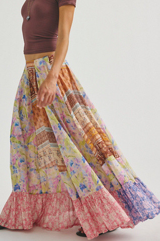 Santa Eulalia Printed Maxi Skirt | Free People (Global - UK&FR Excluded)