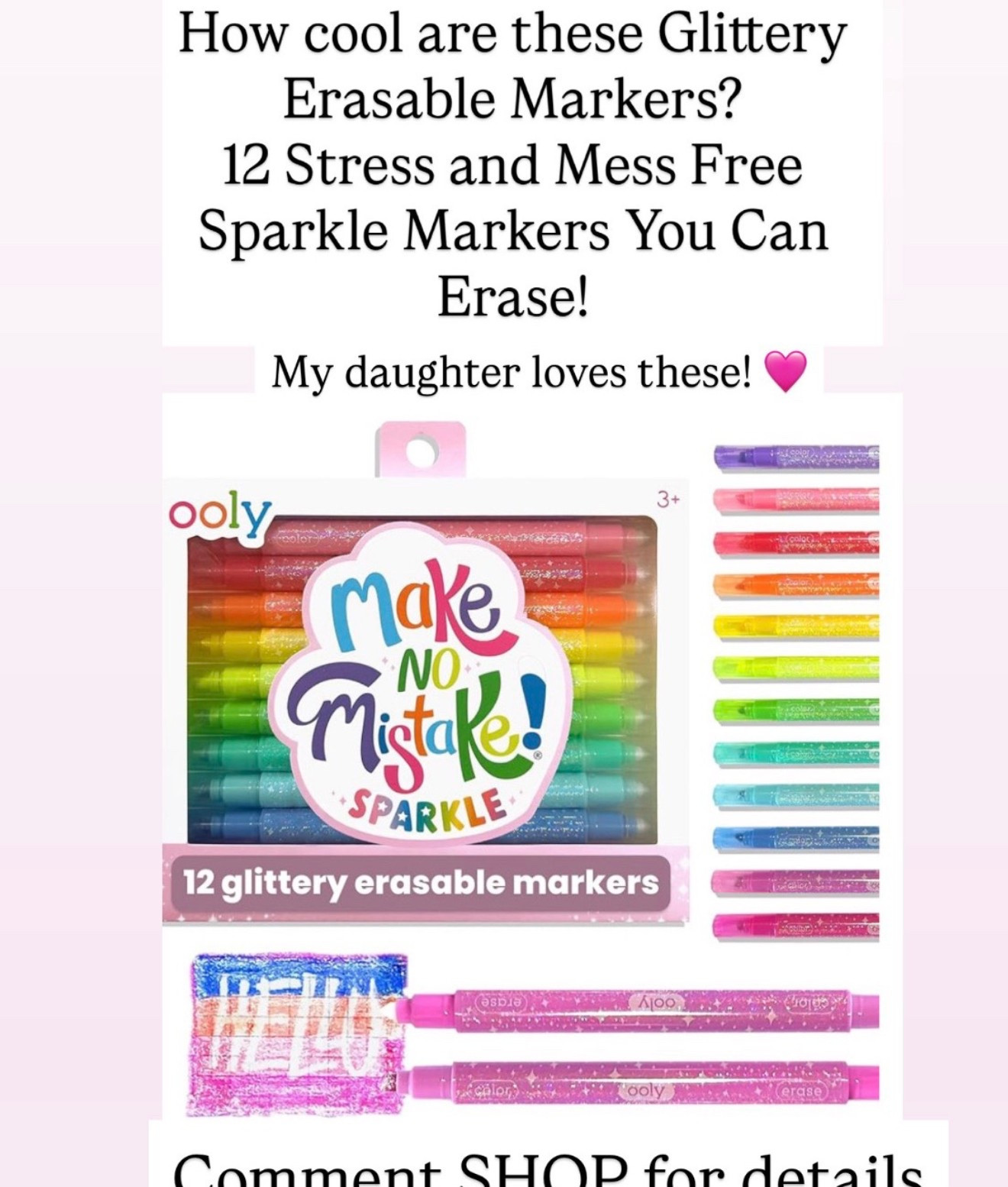Glittery markers for kids 

#LTKKids