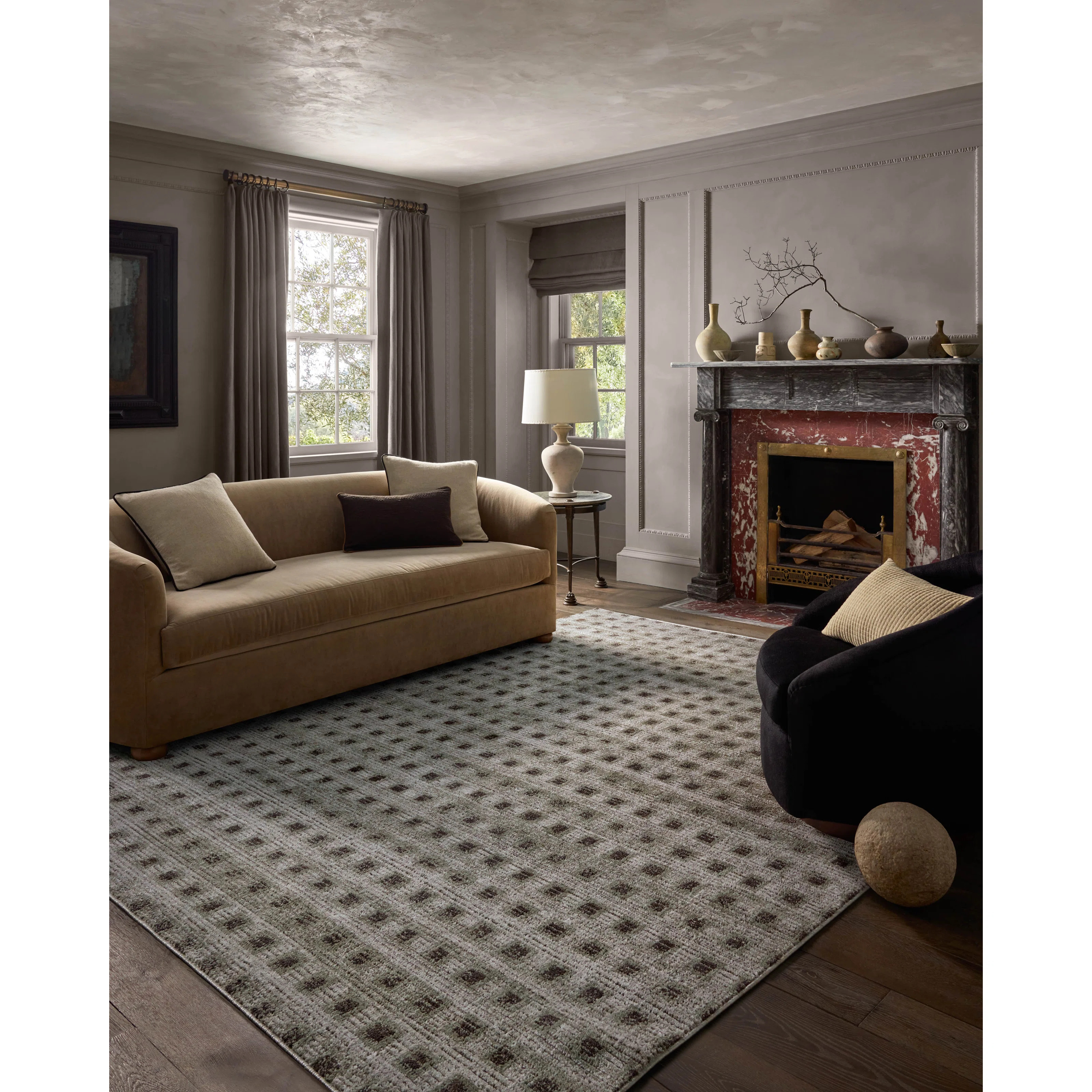 Jeremiah Brent x Loloi Bleecker Silver / Charcoal Area Rug | Wayfair North America