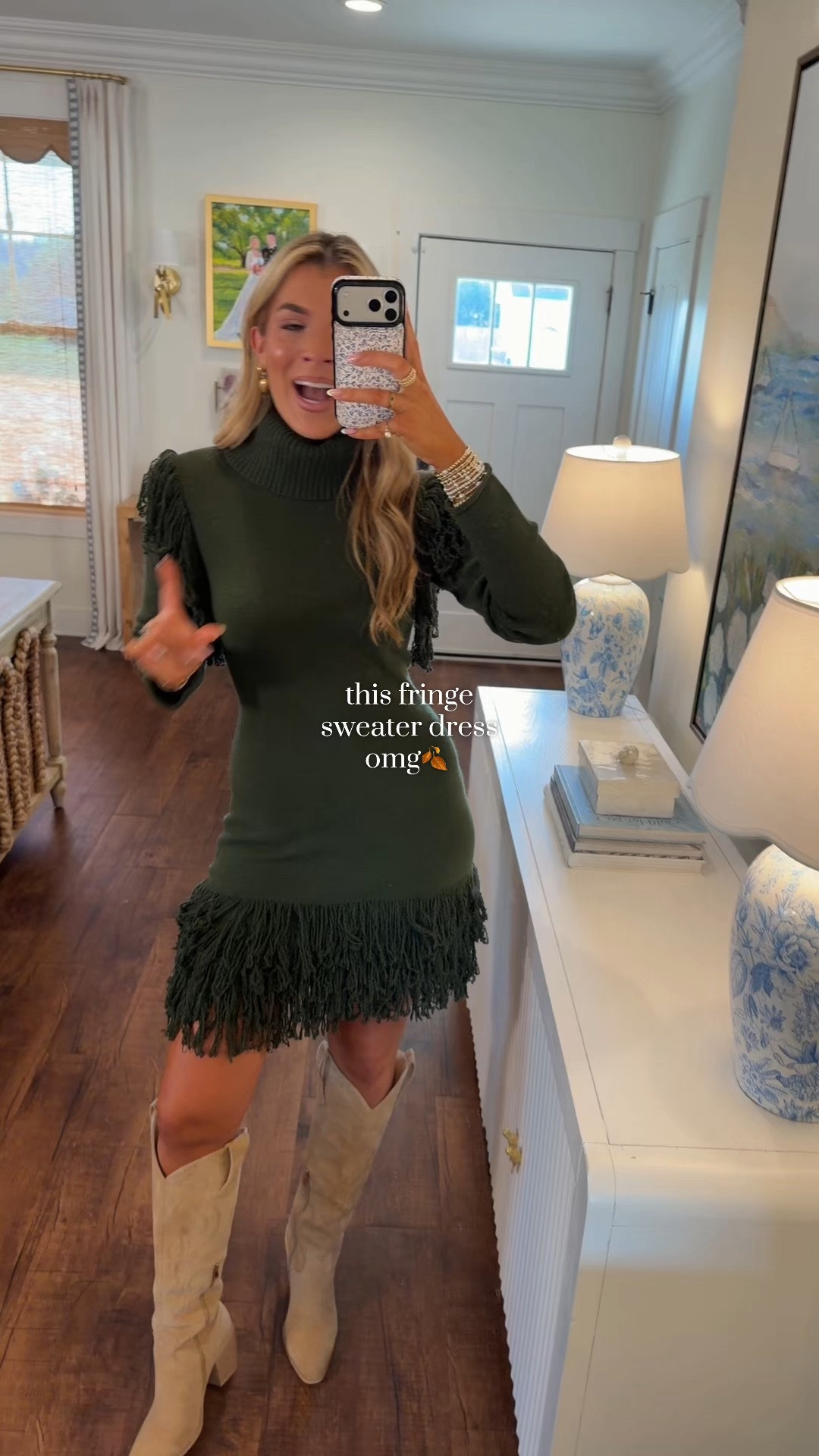 SO freaking cute for fall! OBSESSED with the fringe!😍 will be so cute for gamedays and the holidays! Wearing size M!
#boujeeonabudget #affordablefashion #fallfashion #gamedayoutfit #boutiqueclothing

#LTKU #LTKSeasonal #LTKWorkwear