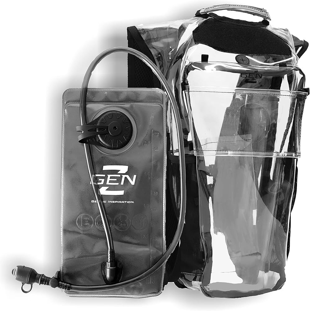 RaveRunner® Clear Hydration Pack | Rave Hydration Pack, Festival Water Bag, Hydropack Rave, Anti... | Amazon (US)