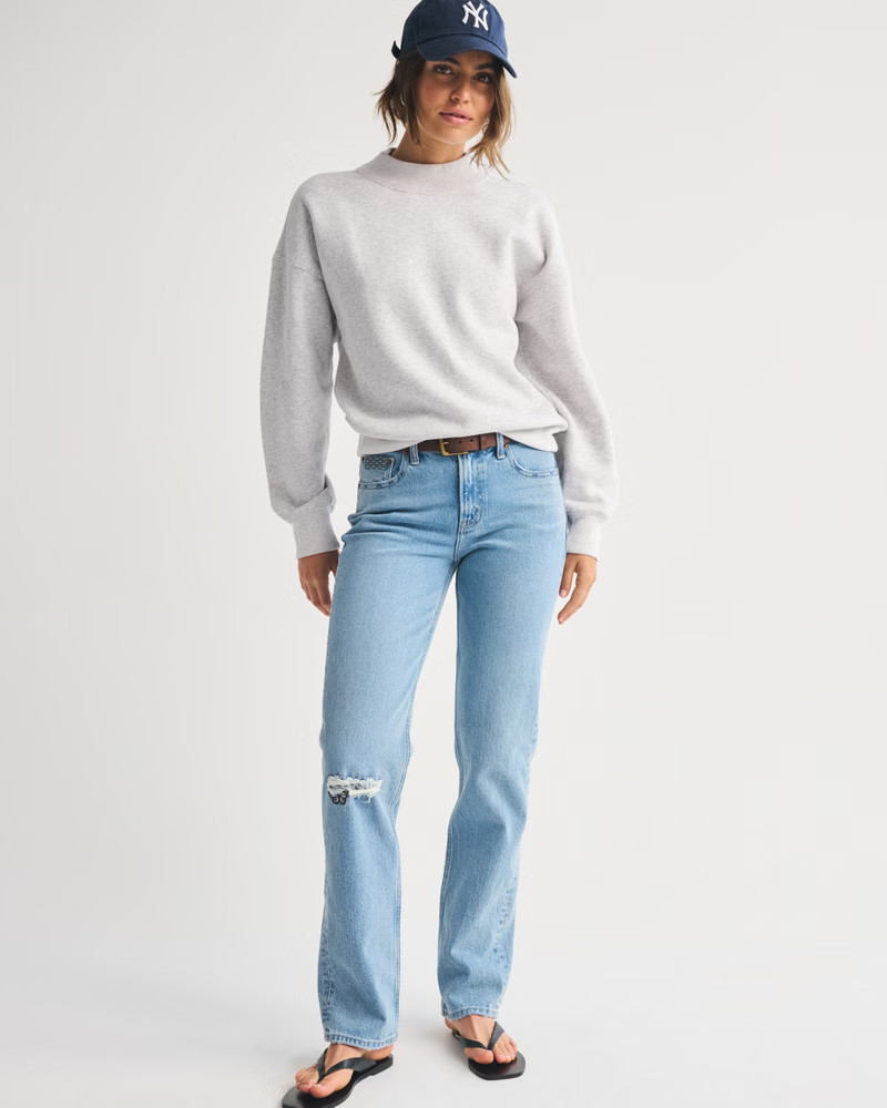 Sunday Mockneck Crew | Abercrombie & Fitch (US)