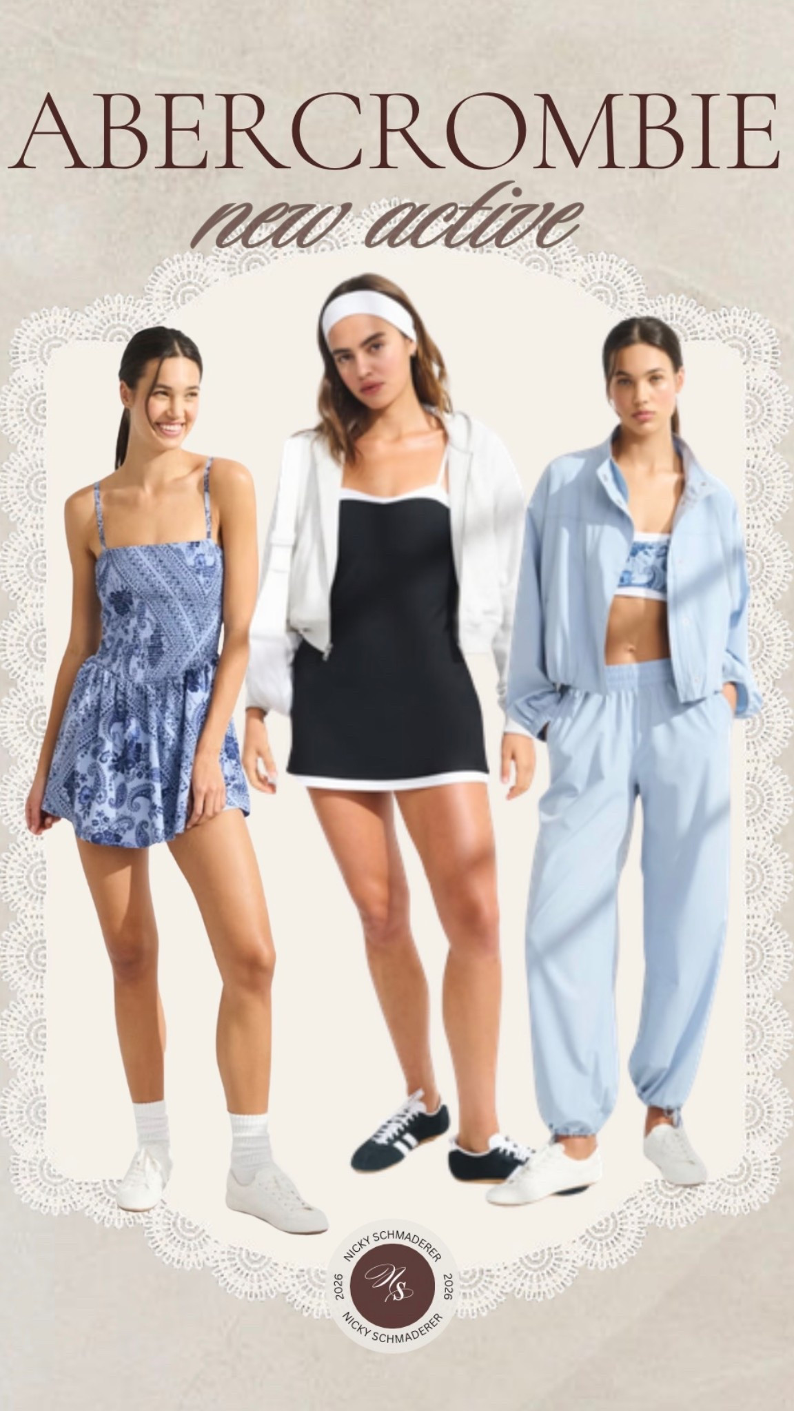 @abercrombie active pieces on my radar
Active dress
Smocked romper 
Active jacket set 


#LTKgrwm #LTKmorningroutine #LTKActive